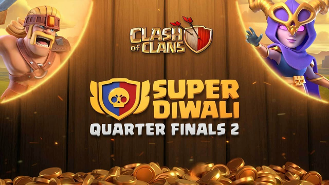 Super Diwali Quarter Finals 2 | Clash of Clans | 5 Gold Pass Giveaway