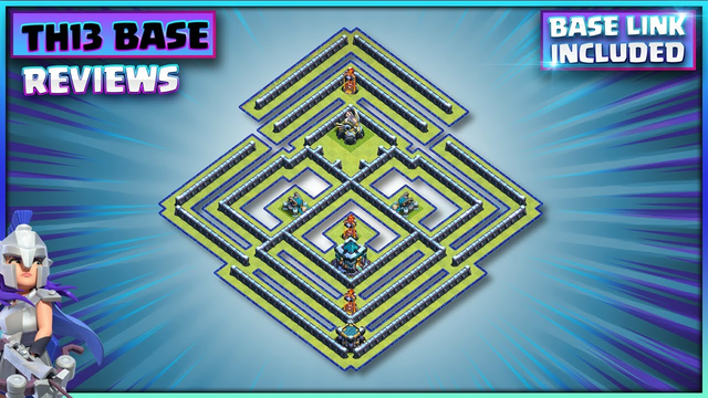 NASTY! TH13 Base | With TH13 Base Link | Clash of Clans