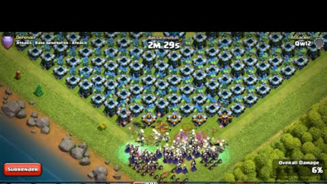 Most Satisfying Raid Clash of Clans !! Mix Troops Attack Gameplay