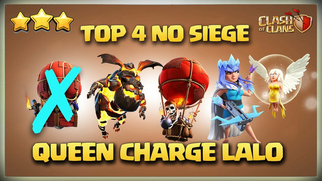 Top 4 Th11 No Siege Lavaloon Attack - Th11 No Siege Zap LaLo - Best TH11 3 Star Attack Strategy COC