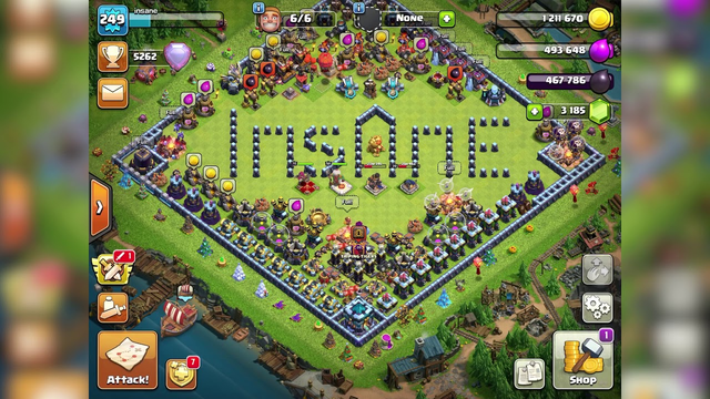 Clash of Clans: TH13 using Zap Hybrid in Legend League