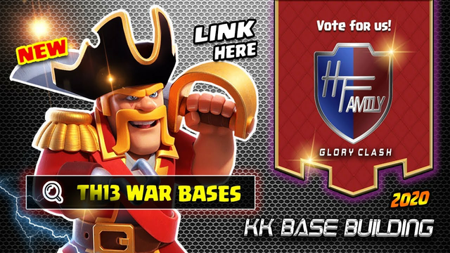 *Original* TOP 5 H.T Family Th13 CWL War Bases WITH LINK / Town hall 13 Trophy & CWL Base /COC #647