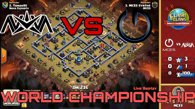 NOVA ESPORTS VS MCES Clash Of Clans Tournament 2020 | COC WORLD CHAMPIONSHIP