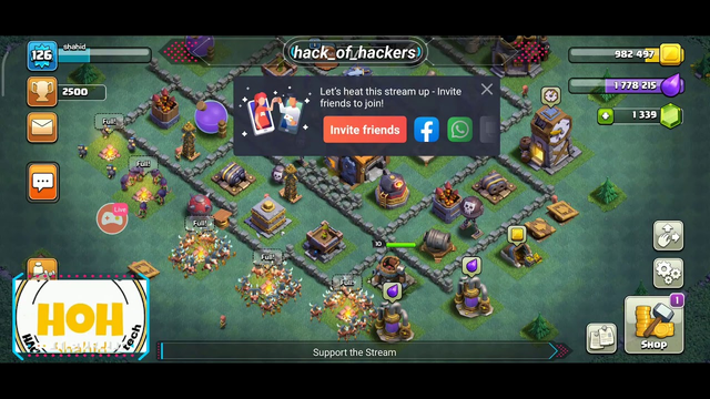 Playing Clash of Clans Live! Road to 5k Subscribers