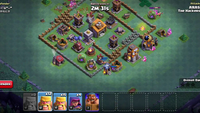 My strategy in Clash of clans builder base!