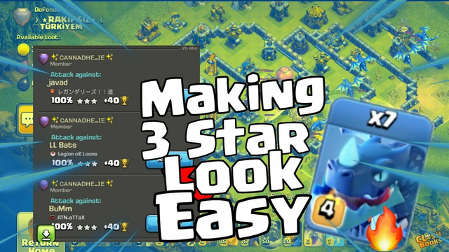 EDRAGS MAKING 3 STARS LOOK SO EASY | EDRAGS TH13 TROPHY PUSHING ATTACK STRATEGY | CLASH OF CLANS |