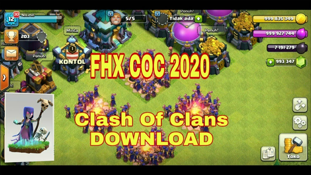 Clash of Clans versi mod (FHX) update November - clash of clans