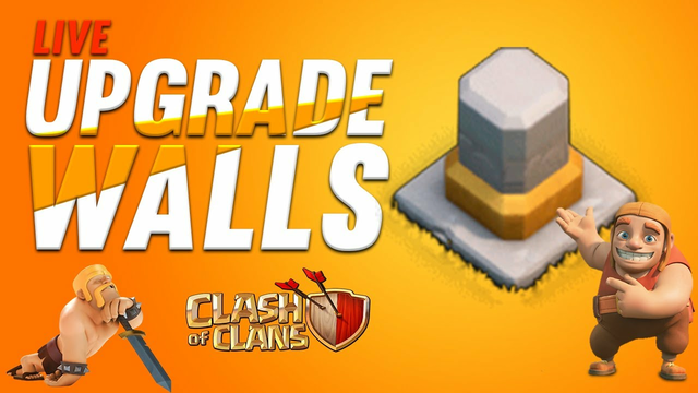Live Clash of Clans || Upgrade Walls & Visit Base | Townhall 11| Mighty MJ Gaming