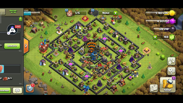 CLASH OF CLANS NIGHT MODE