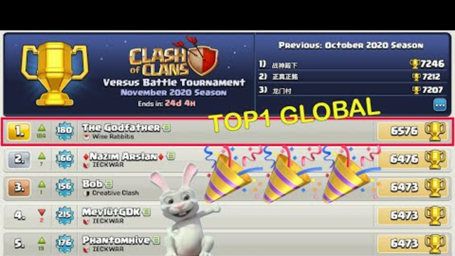 #1 Global Shiha(The Godfather) 11/6/2020 | BH9 | Clash of Clans