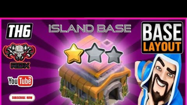 Top 10 Best Island Bases for Town Hall 6 with Link | Clash of Clan | #COC #ClashwithRDX