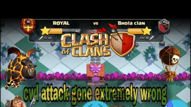 Oh-no ! Cwl attack gone extremely wrong|th11| clash of clans