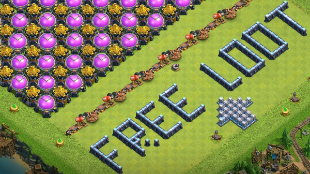 UNLIMITED LOOT AVAILABLE FOR FREE TROLL BASE  - 101% WIN RATE BASE IN CLASH OF CLANS (COC )
