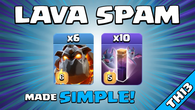 THE ULTIMATE 3 STAR SPAM ATTACK | TH13 Attack Strategy | Clash of Clans