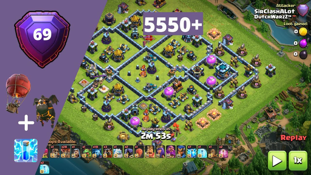 5550+ | 9% AWAY FROM PERFECT DAY | ZAP LALO  | CLASH OF CLANS | TH13