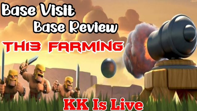 Clash of Clans live || Base Review by king kamal ||