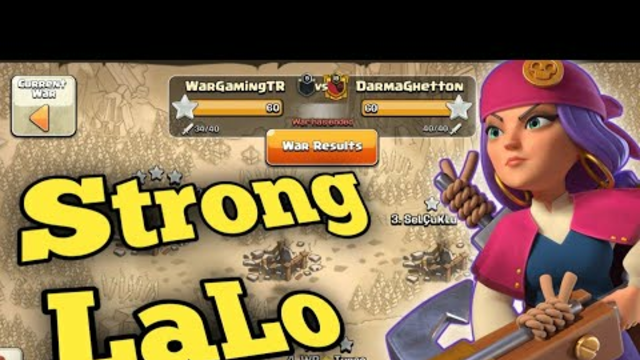 WarGamingTR vs Darmaghetton | Perfect War | Th13 Strong LavaLoon Strategies | Clash Of Clans