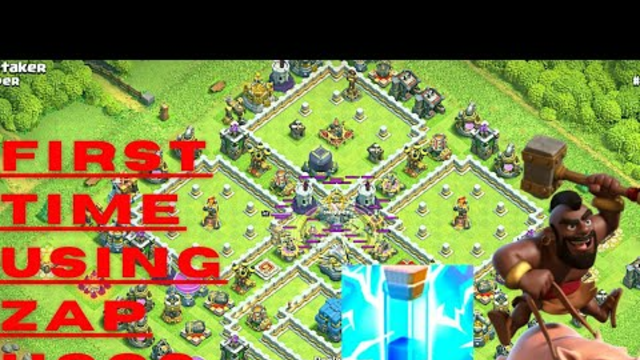 Th12 zap hogs stratergy | clash of clans