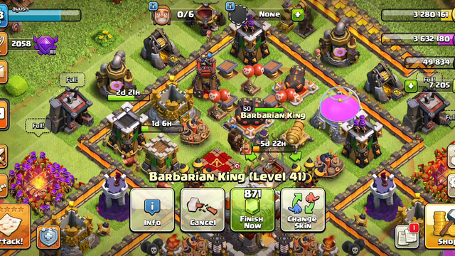 my clash of clans update day 1