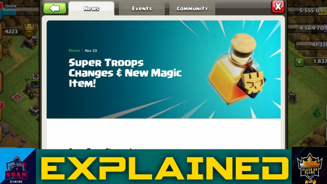 NEW SUPER PORTION EXPLAINED CLASH OF CLANS TAMIL