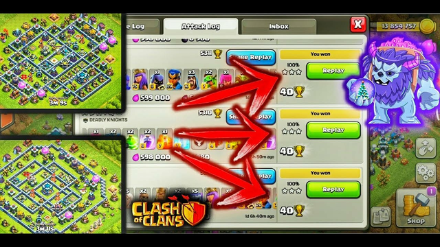 The Strongest Army in Clash of Clans | The Yeti Smash crushing all TH13 bases | Clash of Clans