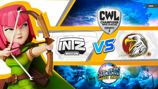LIVE R16 CWL INTZ VS BLOOD AND SOUL | CLASH OF CLANS | SOCKERS