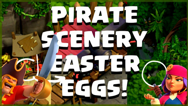 NEW Pirate Scenery: EASTER EGGS And Things You Might Have MISSED | Clash of Clans
