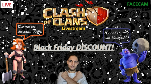 [ENG] Clash of Clans with FACECAM | Base Visit & Black Friday Discount!
