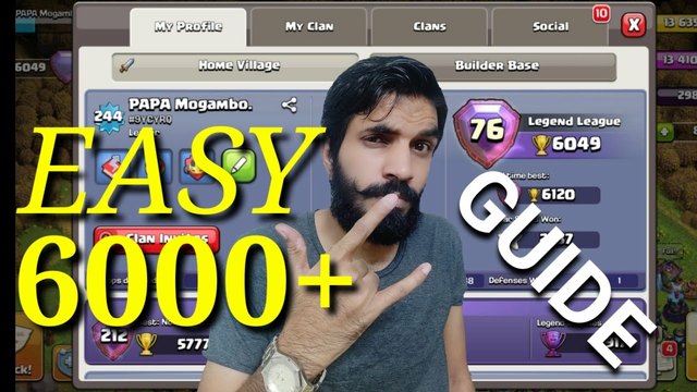 HOW TO HIT 6000 PLUS TROPHY....ALL SECRETES REVEALED TIPS AND TRICKS....CLASH OF CLANS....COC....