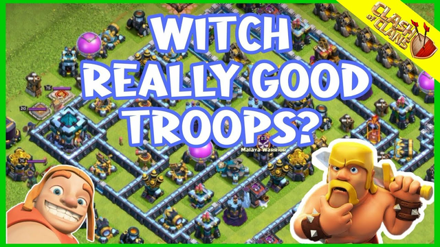 Witch really good troops? |Clash of Clans| Witch SPAM really Good |Th13 Attack