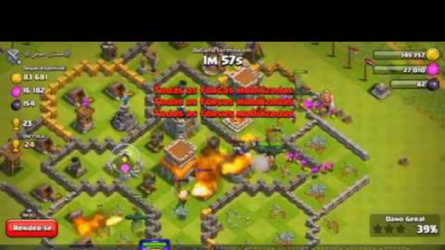 Attack with dragen and bloons clash of clans