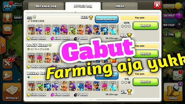 Live....!!!! Gaskeun war sambil farming santuy cuy | Clash Of Clans Indonesia