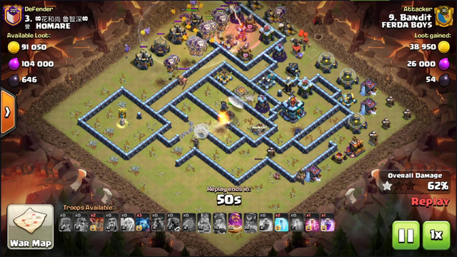 Queen Charge Lalo TH13 | Clash of Clans