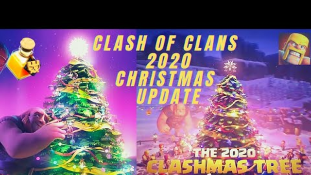 CLASH OF CLANS 2020 NEW CHRISTMAS UPDATE ( CLASHMAS TREE) #THE LOG #NEW MAGIC ITEM (coc)