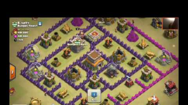 Clash of clans: with facecam!