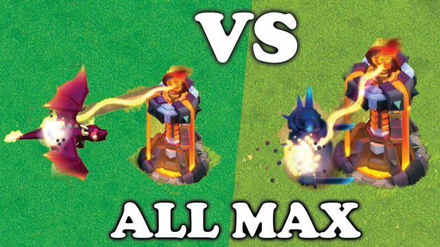 Clash Of Clans - Max Inferno Tower VS All Max Troops|| Who will win ?