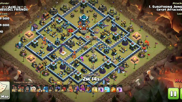 Max Town Hall 13 smash hit || Clash of Clans ||