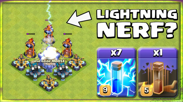 COC NEW UPDATE = LIGHTNING NERF? Is ZAPQUAKE Still Powerful? Clash of Clans