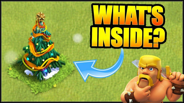WHAT'S INSIDE THE NEW CHRISTMAS TREE IN CLASH OF CLANS | COC WINTER UPDATE