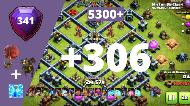 5300+ | GONE BUT NOT FORGOTTEN | COMMON BASES | ZAP LALO | CLASH OF CLANS | TH13