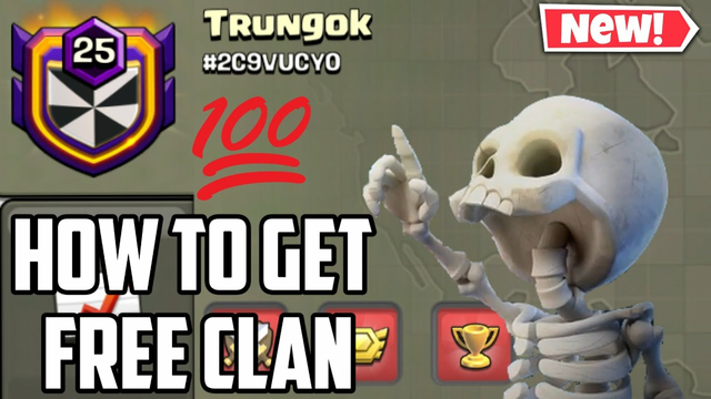 HOW TO GET FREE CLAN LEADERSHIP | CLASH OF CLANS | FREE CLAN