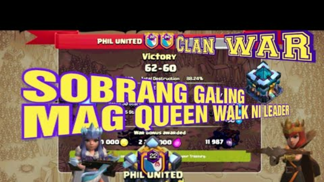 Clash of clans: Phil United clan latest clan war attack | Chapao 06