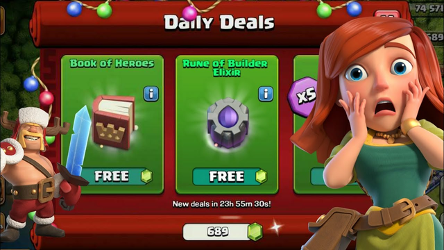 Christmas Event Arrived ( Holiday Trader Special! ) in Clash of Clans - coc
