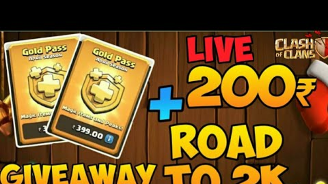 ROAD TO 2K STREAM | Clash OF Clans Live