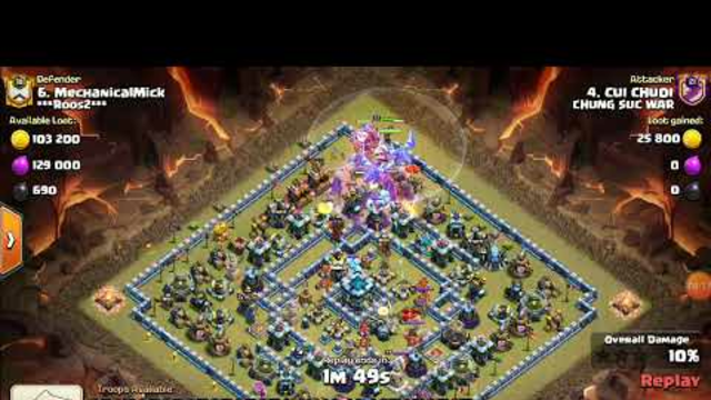 Clash of Clans : How to 3 Star any Th 13 base design including Max Base