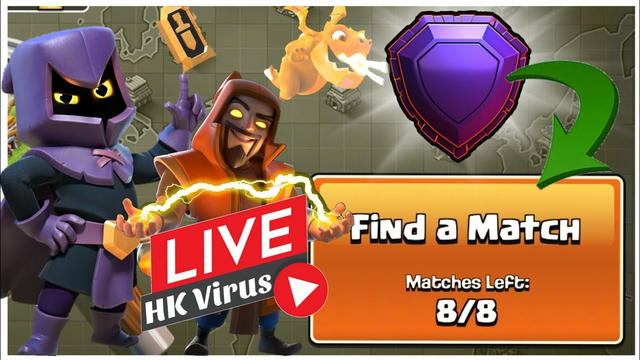 Th13 / Th12 Trophy Push Live / Challenge / coc live / Clash of clans Live/ New Troops Live Stream