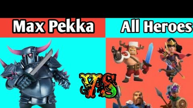 Max Pekka Vs All Heroes | Clash of Clans Private Server