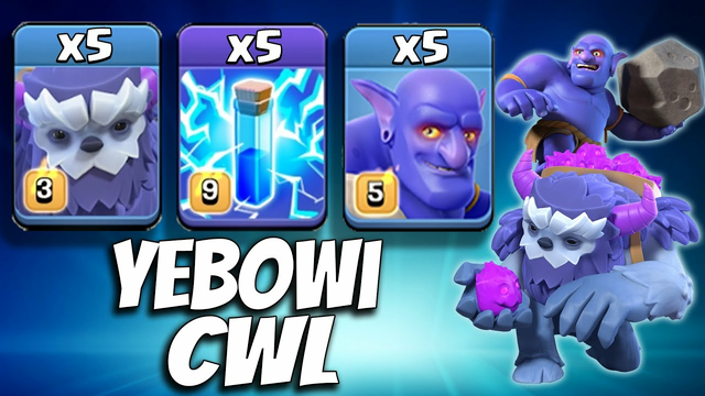 Lightning YeBoWi CWL Attack! How to use Zap YeBoWi in Clan War League | Clash Of Clans
