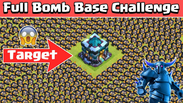 Full Bomb Base Challenge | Who Can Survive This | Clash of Clans | Gameplay | COC