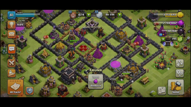 I created a new clan guys IN CLASH OF CLANS